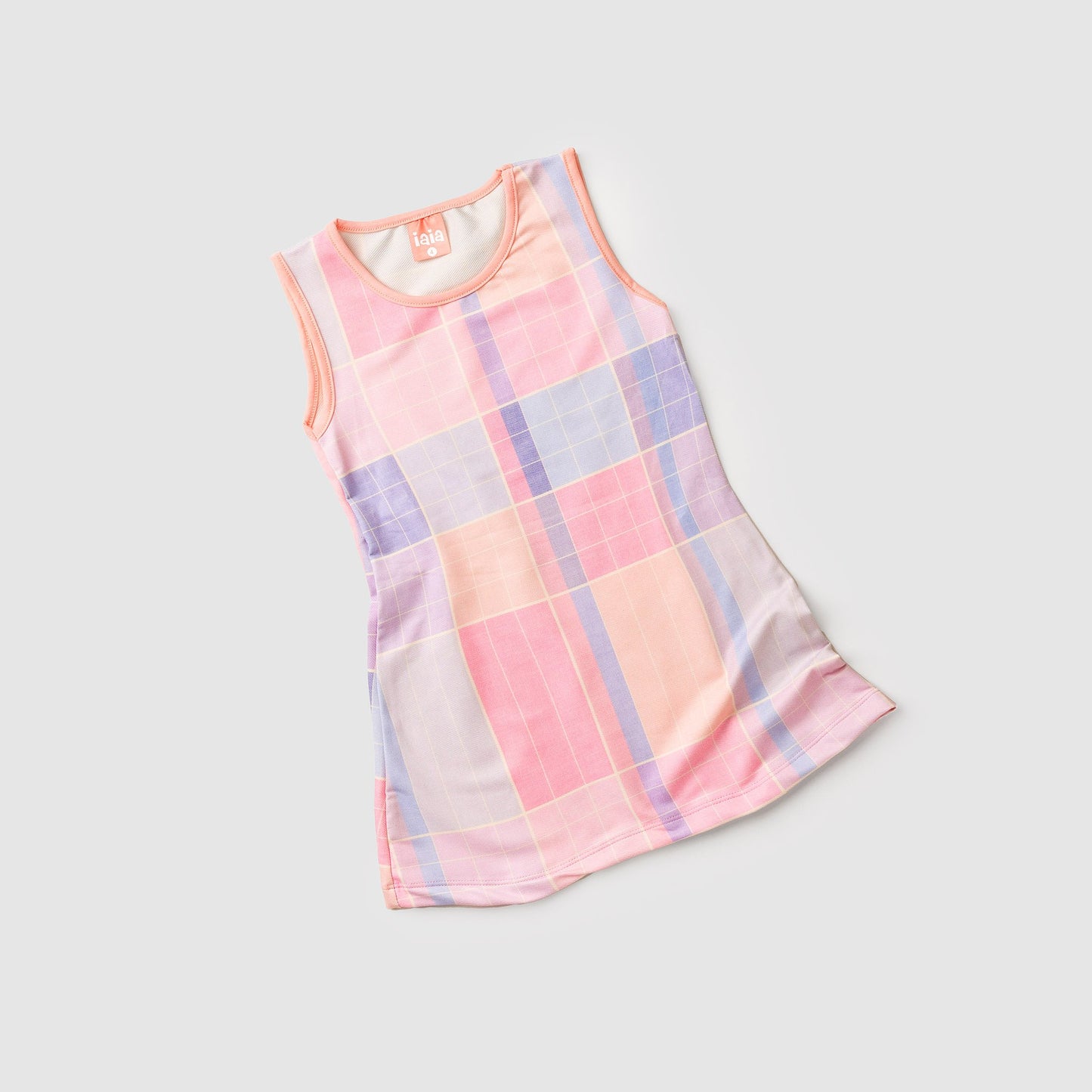 Girls' Sleeveless Plaid Dress